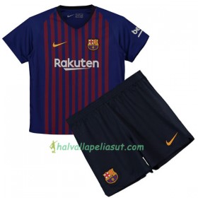 Jalkapallo Pelipaidat FC Barcelona Lasten Kotipaita 2018-2019 Lyhythihainen